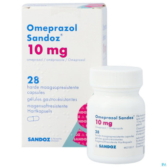 Omeprazol sandoz caps enter 28 x 10 mg
