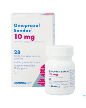 Omeprazol sandoz caps enter 28 x 10 mg