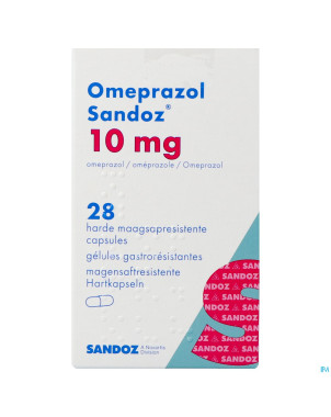 Omeprazol sandoz caps enter 28 x 10 mg