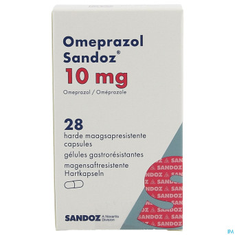 Omeprazol sandoz caps enter 28 x 10 mg
