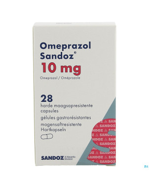 Omeprazol sandoz caps enter 28 x 10 mg