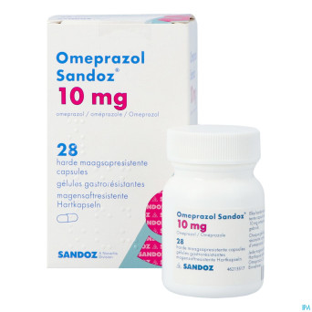 Omeprazol sandoz caps enter 28 x 10 mg