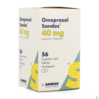Omeprazol sandoz caps enter 56 x 40 mg