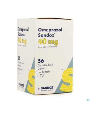 Omeprazol sandoz caps enter 56 x 40 mg