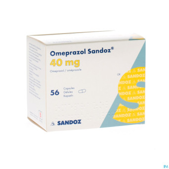 Omeprazol sandoz caps enter 56 x 40 mg
