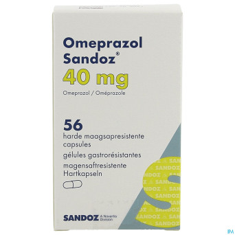 Omeprazol sandoz caps enter 56 x 40 mg