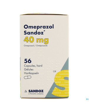 Omeprazol sandoz caps enter 56 x 40 mg