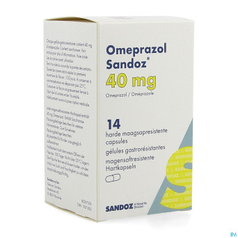 Omeprazol sandoz caps enter 14 x 40 mg