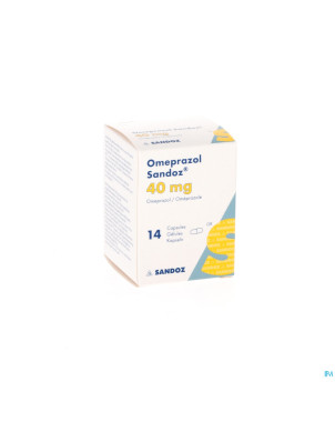 Omeprazol sandoz caps enter 14 x 40 mg
