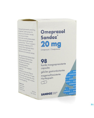 Omeprazol sandoz caps enter 98 x 20 mg