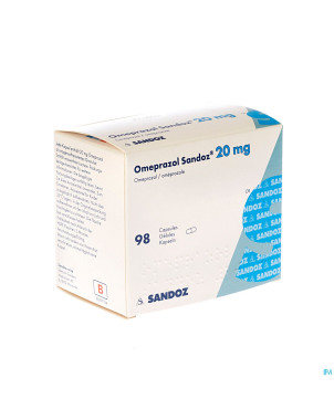 Omeprazol sandoz caps enter 98 x 20 mg