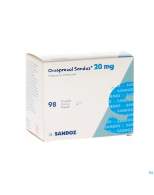 Omeprazol sandoz caps enter 98 x 20 mg
