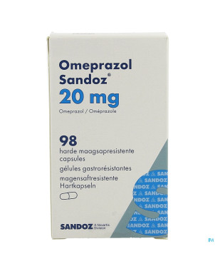 Omeprazol sandoz caps enter 98 x 20 mg