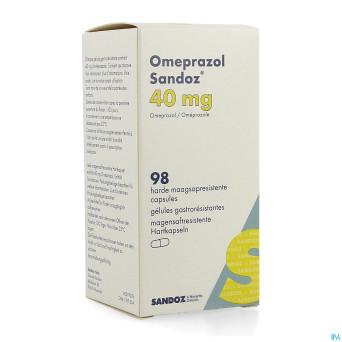 Omeprazol sandoz caps enter 98 x 40 mg