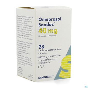 Omeprazol sandoz caps enter 28 x 40 mg