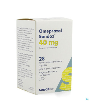 Omeprazol sandoz caps enter 28 x 40 mg
