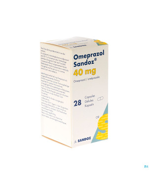 Omeprazol sandoz caps enter 28 x 40 mg