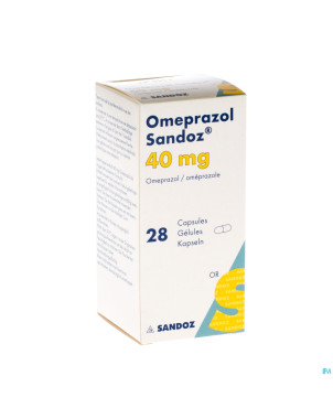 Omeprazol sandoz caps enter 28 x 40 mg