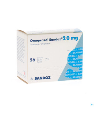 Omeprazol sandoz caps enter 56 x 20 mg