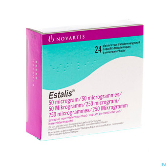 Estalis 50/250 pleisters 24 x 50 ug/250 ug