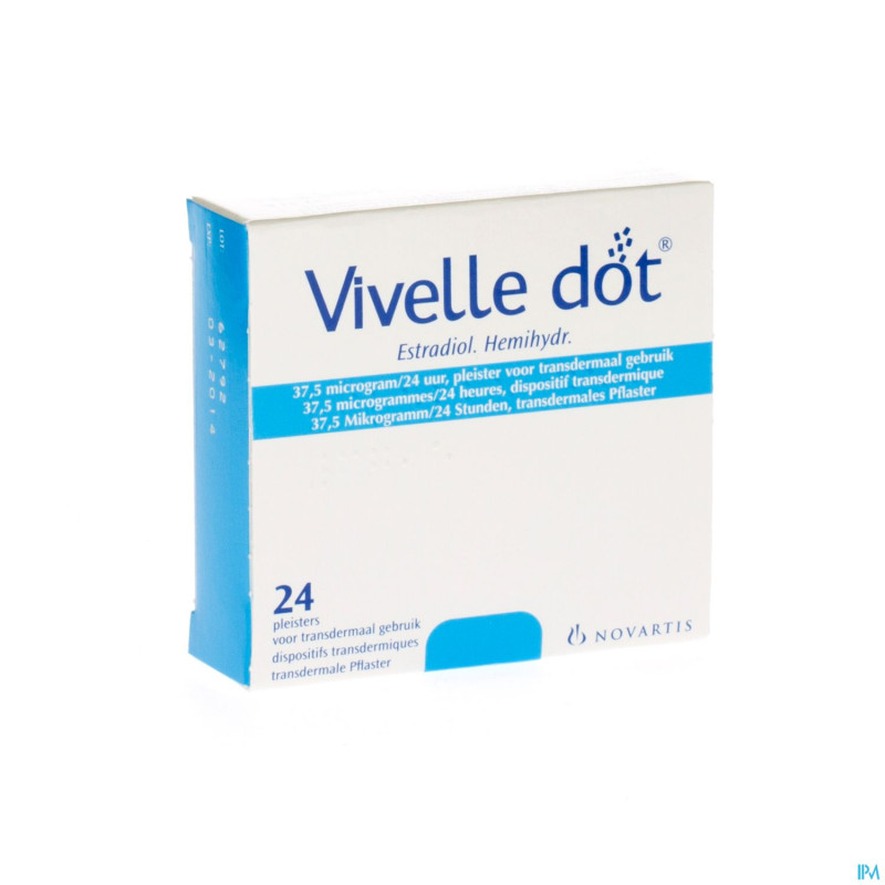 Vivelle dot 37,5 ug pleisters 24 x 37,5 ug