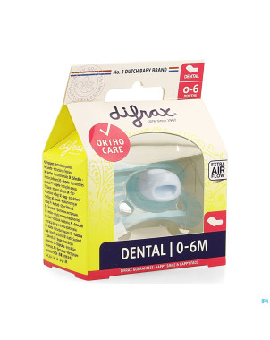 Difrax sucette silicone mini-dental    0-6m 799