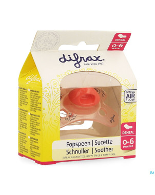Difrax sucette silicone mini-dental    0-6m 799