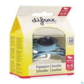 Difrax sucette silicone mini-dental    0-6m 799
