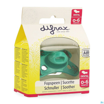 Difrax sucette silicone mini-dental    0-6m 799