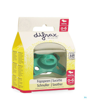 Difrax sucette silicone mini-dental    0-6m 799