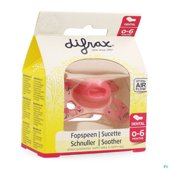 Difrax sucette silicone mini-dental    0-6m 799