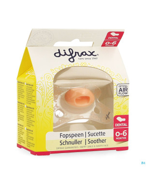 Difrax sucette silicone mini-dental    0-6m 799