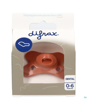 Difrax sucette silicone mini-dental    0-6m 799