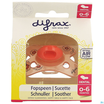 Difrax sucette silicone mini-dental    0-6m 799