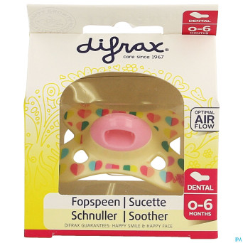 Difrax sucette silicone mini-dental    0-6m 799