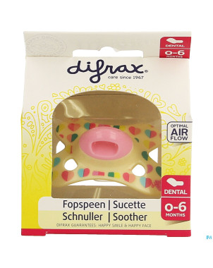 Difrax sucette silicone mini-dental    0-6m 799