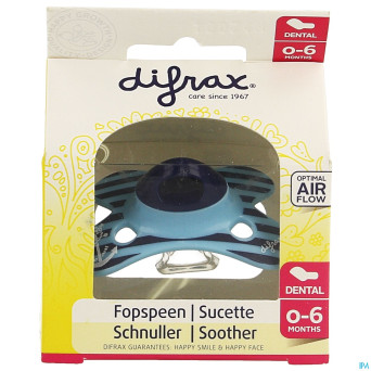 Difrax sucette silicone mini-dental    0-6m 799