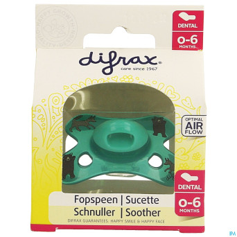 Difrax sucette silicone mini-dental    0-6m 799