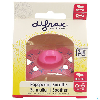 Difrax sucette silicone mini-dental    0-6m 799