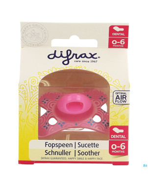 Difrax sucette silicone mini-dental    0-6m 799