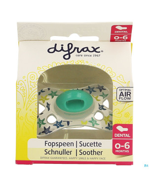 Difrax sucette silicone mini-dental    0-6m 799