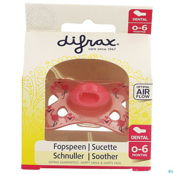 Difrax sucette silicone mini-dental    0-6m 799