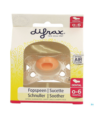 Difrax sucette silicone mini-dental    0-6m 799
