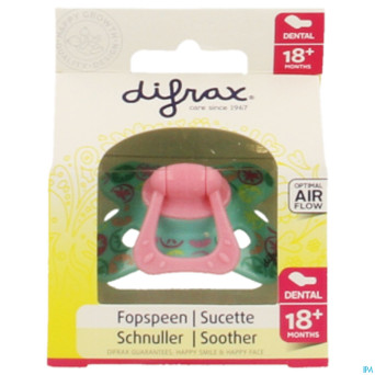 Difrax sucette sil dental xtra forte    18m+ 342