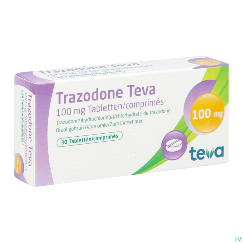 Trazodone teva tabl 30 x 100 mg