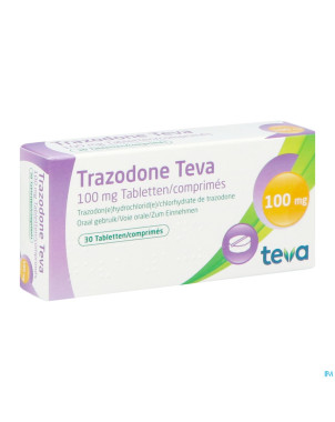 Trazodone teva tabl 30 x 100 mg