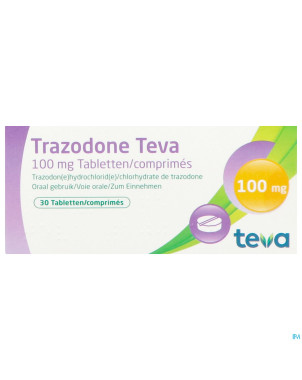 Trazodone teva tabl 30 x 100 mg