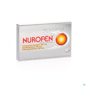 Nurofen smelttabl-comp fondants 12 x 200 mg