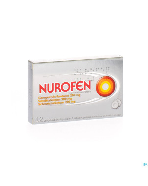 Nurofen smelttabl-comp fondants 12 x 200 mg