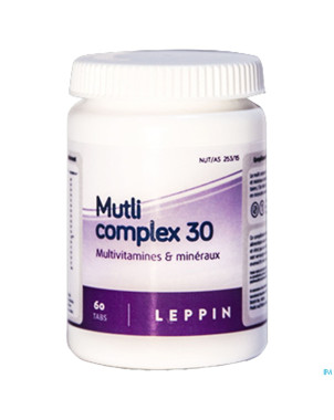 Leppin multi 30 multi vitamines-mineraux  tabl  60